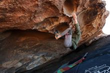 Bouldering in Hueco Tanks on 02/16/2020 with Blue Lizard Climbing and Yoga

Filename: SRM_20200216_1708050.jpg
Aperture: f/5.0
Shutter Speed: 1/250
Body: Canon EOS-1D Mark II
Lens: Canon EF 16-35mm f/2.8 L