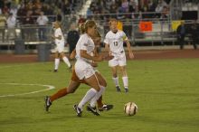 Greta Carter, #6.  The lady longhorns beat Texas A&M 1-0 in soccer Friday night.

Filename: SRM_20061027_2017268.jpg
Aperture: f/4.0
Shutter Speed: 1/800
Body: Canon EOS 20D
Lens: Canon EF 80-200mm f/2.8 L