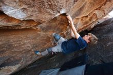 Bouldering in Hueco Tanks on 02/16/2020 with Blue Lizard Climbing and Yoga

Filename: SRM_20200216_1718170.jpg
Aperture: f/3.5
Shutter Speed: 1/250
Body: Canon EOS-1D Mark II
Lens: Canon EF 16-35mm f/2.8 L