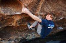 Bouldering in Hueco Tanks on 02/16/2020 with Blue Lizard Climbing and Yoga

Filename: SRM_20200216_1718420.jpg
Aperture: f/5.0
Shutter Speed: 1/250
Body: Canon EOS-1D Mark II
Lens: Canon EF 16-35mm f/2.8 L