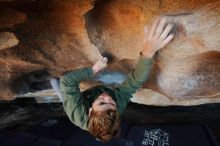 Bouldering in Hueco Tanks on 02/16/2020 with Blue Lizard Climbing and Yoga

Filename: SRM_20200216_1730480.jpg
Aperture: f/4.5
Shutter Speed: 1/250
Body: Canon EOS-1D Mark II
Lens: Canon EF 16-35mm f/2.8 L