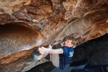 Bouldering in Hueco Tanks on 02/16/2020 with Blue Lizard Climbing and Yoga

Filename: SRM_20200216_1734240.jpg
Aperture: f/4.5
Shutter Speed: 1/250
Body: Canon EOS-1D Mark II
Lens: Canon EF 16-35mm f/2.8 L