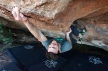 Bouldering in Hueco Tanks on 02/16/2020 with Blue Lizard Climbing and Yoga

Filename: SRM_20200216_1741250.jpg
Aperture: f/4.0
Shutter Speed: 1/250
Body: Canon EOS-1D Mark II
Lens: Canon EF 16-35mm f/2.8 L