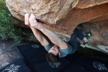 Bouldering in Hueco Tanks on 02/16/2020 with Blue Lizard Climbing and Yoga

Filename: SRM_20200216_1741270.jpg
Aperture: f/4.0
Shutter Speed: 1/250
Body: Canon EOS-1D Mark II
Lens: Canon EF 16-35mm f/2.8 L