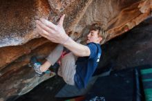 Bouldering in Hueco Tanks on 02/16/2020 with Blue Lizard Climbing and Yoga

Filename: SRM_20200216_1742350.jpg
Aperture: f/5.0
Shutter Speed: 1/250
Body: Canon EOS-1D Mark II
Lens: Canon EF 16-35mm f/2.8 L