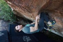 Bouldering in Hueco Tanks on 02/16/2020 with Blue Lizard Climbing and Yoga

Filename: SRM_20200216_1744460.jpg
Aperture: f/3.5
Shutter Speed: 1/250
Body: Canon EOS-1D Mark II
Lens: Canon EF 16-35mm f/2.8 L