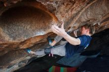 Bouldering in Hueco Tanks on 02/16/2020 with Blue Lizard Climbing and Yoga

Filename: SRM_20200216_1750270.jpg
Aperture: f/4.5
Shutter Speed: 1/250
Body: Canon EOS-1D Mark II
Lens: Canon EF 16-35mm f/2.8 L