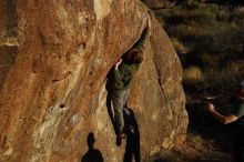 Bouldering in Hueco Tanks on 02/16/2020 with Blue Lizard Climbing and Yoga

Filename: SRM_20200216_1816300.jpg
Aperture: f/5.6
Shutter Speed: 1/400
Body: Canon EOS-1D Mark II
Lens: Canon EF 50mm f/1.8 II