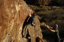 Bouldering in Hueco Tanks on 02/16/2020 with Blue Lizard Climbing and Yoga

Filename: SRM_20200216_1818150.jpg
Aperture: f/5.0
Shutter Speed: 1/400
Body: Canon EOS-1D Mark II
Lens: Canon EF 50mm f/1.8 II