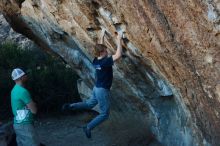 Bouldering in Hueco Tanks on 02/16/2020 with Blue Lizard Climbing and Yoga

Filename: SRM_20200216_1822170.jpg
Aperture: f/4.5
Shutter Speed: 1/250
Body: Canon EOS-1D Mark II
Lens: Canon EF 50mm f/1.8 II