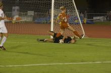 Kelsey Carpenter, #13, takes a shot on goal.  The lady longhorns beat Texas A&M 1-0 in soccer Friday night.

Filename: SRM_20061027_2023426.jpg
Aperture: f/4.0
Shutter Speed: 1/800
Body: Canon EOS 20D
Lens: Canon EF 80-200mm f/2.8 L