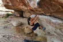 Bouldering in Hueco Tanks on 02/17/2020 with Blue Lizard Climbing and Yoga

Filename: SRM_20200217_1154180.jpg
Aperture: f/5.6
Shutter Speed: 1/250
Body: Canon EOS-1D Mark II
Lens: Canon EF 50mm f/1.8 II