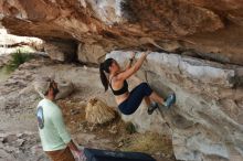 Bouldering in Hueco Tanks on 02/17/2020 with Blue Lizard Climbing and Yoga

Filename: SRM_20200217_1154270.jpg
Aperture: f/5.6
Shutter Speed: 1/250
Body: Canon EOS-1D Mark II
Lens: Canon EF 50mm f/1.8 II