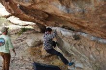 Bouldering in Hueco Tanks on 02/17/2020 with Blue Lizard Climbing and Yoga

Filename: SRM_20200217_1157200.jpg
Aperture: f/5.6
Shutter Speed: 1/250
Body: Canon EOS-1D Mark II
Lens: Canon EF 50mm f/1.8 II