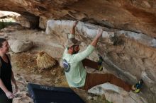 Bouldering in Hueco Tanks on 02/17/2020 with Blue Lizard Climbing and Yoga

Filename: SRM_20200217_1159090.jpg
Aperture: f/5.6
Shutter Speed: 1/250
Body: Canon EOS-1D Mark II
Lens: Canon EF 50mm f/1.8 II