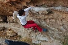 Bouldering in Hueco Tanks on 02/17/2020 with Blue Lizard Climbing and Yoga

Filename: SRM_20200217_1200160.jpg
Aperture: f/4.0
Shutter Speed: 1/320
Body: Canon EOS-1D Mark II
Lens: Canon EF 50mm f/1.8 II