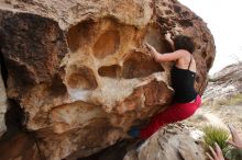 Bouldering in Hueco Tanks on 02/17/2020 with Blue Lizard Climbing and Yoga

Filename: SRM_20200217_1217120.jpg
Aperture: f/6.3
Shutter Speed: 1/250
Body: Canon EOS-1D Mark II
Lens: Canon EF 16-35mm f/2.8 L