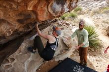 Bouldering in Hueco Tanks on 02/17/2020 with Blue Lizard Climbing and Yoga

Filename: SRM_20200217_1219450.jpg
Aperture: f/5.6
Shutter Speed: 1/250
Body: Canon EOS-1D Mark II
Lens: Canon EF 16-35mm f/2.8 L