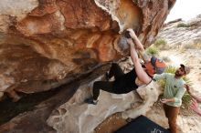 Bouldering in Hueco Tanks on 02/17/2020 with Blue Lizard Climbing and Yoga

Filename: SRM_20200217_1219540.jpg
Aperture: f/5.6
Shutter Speed: 1/250
Body: Canon EOS-1D Mark II
Lens: Canon EF 16-35mm f/2.8 L