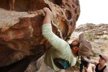 Bouldering in Hueco Tanks on 02/17/2020 with Blue Lizard Climbing and Yoga

Filename: SRM_20200217_1221230.jpg
Aperture: f/6.3
Shutter Speed: 1/250
Body: Canon EOS-1D Mark II
Lens: Canon EF 16-35mm f/2.8 L