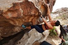 Bouldering in Hueco Tanks on 02/17/2020 with Blue Lizard Climbing and Yoga

Filename: SRM_20200217_1223160.jpg
Aperture: f/5.6
Shutter Speed: 1/250
Body: Canon EOS-1D Mark II
Lens: Canon EF 16-35mm f/2.8 L