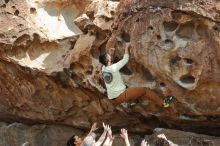 Bouldering in Hueco Tanks on 02/17/2020 with Blue Lizard Climbing and Yoga

Filename: SRM_20200217_1231590.jpg
Aperture: f/4.5
Shutter Speed: 1/400
Body: Canon EOS-1D Mark II
Lens: Canon EF 50mm f/1.8 II