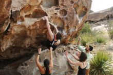 Bouldering in Hueco Tanks on 02/17/2020 with Blue Lizard Climbing and Yoga

Filename: SRM_20200217_1234270.jpg
Aperture: f/3.5
Shutter Speed: 1/400
Body: Canon EOS-1D Mark II
Lens: Canon EF 50mm f/1.8 II