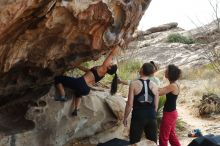 Bouldering in Hueco Tanks on 02/17/2020 with Blue Lizard Climbing and Yoga

Filename: SRM_20200217_1235530.jpg
Aperture: f/4.0
Shutter Speed: 1/400
Body: Canon EOS-1D Mark II
Lens: Canon EF 50mm f/1.8 II