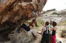 Bouldering in Hueco Tanks on 02/17/2020 with Blue Lizard Climbing and Yoga

Filename: SRM_20200217_1235550.jpg
Aperture: f/4.0
Shutter Speed: 1/400
Body: Canon EOS-1D Mark II
Lens: Canon EF 50mm f/1.8 II