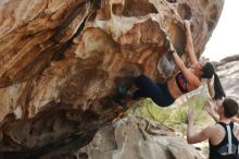 Bouldering in Hueco Tanks on 02/17/2020 with Blue Lizard Climbing and Yoga

Filename: SRM_20200217_1236231.jpg
Aperture: f/3.5
Shutter Speed: 1/400
Body: Canon EOS-1D Mark II
Lens: Canon EF 50mm f/1.8 II