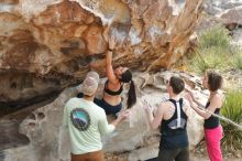 Bouldering in Hueco Tanks on 02/17/2020 with Blue Lizard Climbing and Yoga

Filename: SRM_20200217_1239410.jpg
Aperture: f/3.2
Shutter Speed: 1/400
Body: Canon EOS-1D Mark II
Lens: Canon EF 50mm f/1.8 II