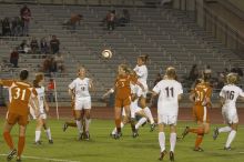Carrie Schmit, #3.  The lady longhorns beat Texas A&M 1-0 in soccer Friday night.

Filename: SRM_20061027_2033388.jpg
Aperture: f/4.0
Shutter Speed: 1/800
Body: Canon EOS 20D
Lens: Canon EF 80-200mm f/2.8 L