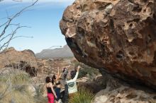 Bouldering in Hueco Tanks on 02/17/2020 with Blue Lizard Climbing and Yoga

Filename: SRM_20200217_1245460.jpg
Aperture: f/5.0
Shutter Speed: 1/400
Body: Canon EOS-1D Mark II
Lens: Canon EF 50mm f/1.8 II