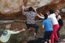 Bouldering in Hueco Tanks on 02/17/2020 with Blue Lizard Climbing and Yoga

Filename: SRM_20200217_1302310.jpg
Aperture: f/4.0
Shutter Speed: 1/400
Body: Canon EOS-1D Mark II
Lens: Canon EF 50mm f/1.8 II