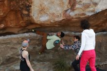 Bouldering in Hueco Tanks on 02/17/2020 with Blue Lizard Climbing and Yoga

Filename: SRM_20200217_1309310.jpg
Aperture: f/4.0
Shutter Speed: 1/400
Body: Canon EOS-1D Mark II
Lens: Canon EF 50mm f/1.8 II