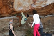 Bouldering in Hueco Tanks on 02/17/2020 with Blue Lizard Climbing and Yoga

Filename: SRM_20200217_1309340.jpg
Aperture: f/3.5
Shutter Speed: 1/400
Body: Canon EOS-1D Mark II
Lens: Canon EF 50mm f/1.8 II