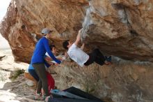 Bouldering in Hueco Tanks on 02/17/2020 with Blue Lizard Climbing and Yoga

Filename: SRM_20200217_1330330.jpg
Aperture: f/3.5
Shutter Speed: 1/500
Body: Canon EOS-1D Mark II
Lens: Canon EF 50mm f/1.8 II