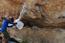 Bouldering in Hueco Tanks on 02/17/2020 with Blue Lizard Climbing and Yoga

Filename: SRM_20200217_1330420.jpg
Aperture: f/4.0
Shutter Speed: 1/400
Body: Canon EOS-1D Mark II
Lens: Canon EF 50mm f/1.8 II