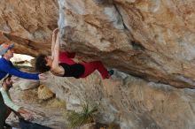 Bouldering in Hueco Tanks on 02/17/2020 with Blue Lizard Climbing and Yoga

Filename: SRM_20200217_1334070.jpg
Aperture: f/3.5
Shutter Speed: 1/400
Body: Canon EOS-1D Mark II
Lens: Canon EF 50mm f/1.8 II