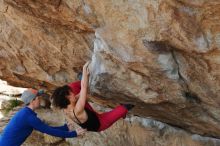 Bouldering in Hueco Tanks on 02/17/2020 with Blue Lizard Climbing and Yoga

Filename: SRM_20200217_1334350.jpg
Aperture: f/3.5
Shutter Speed: 1/400
Body: Canon EOS-1D Mark II
Lens: Canon EF 50mm f/1.8 II