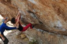 Bouldering in Hueco Tanks on 02/17/2020 with Blue Lizard Climbing and Yoga

Filename: SRM_20200217_1335060.jpg
Aperture: f/4.0
Shutter Speed: 1/400
Body: Canon EOS-1D Mark II
Lens: Canon EF 50mm f/1.8 II