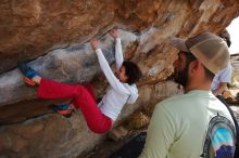 Bouldering in Hueco Tanks on 02/17/2020 with Blue Lizard Climbing and Yoga

Filename: SRM_20200217_1349090.jpg
Aperture: f/6.3
Shutter Speed: 1/400
Body: Canon EOS-1D Mark II
Lens: Canon EF 16-35mm f/2.8 L