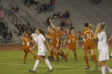 The lady longhorns beat Texas A&M 1-0 in soccer Friday night.

Filename: SRM_20061027_2037501.jpg
Aperture: f/4.0
Shutter Speed: 1/800
Body: Canon EOS 20D
Lens: Canon EF 80-200mm f/2.8 L