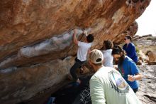 Bouldering in Hueco Tanks on 02/17/2020 with Blue Lizard Climbing and Yoga

Filename: SRM_20200217_1357010.jpg
Aperture: f/5.6
Shutter Speed: 1/800
Body: Canon EOS-1D Mark II
Lens: Canon EF 16-35mm f/2.8 L