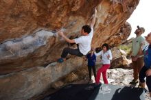 Bouldering in Hueco Tanks on 02/17/2020 with Blue Lizard Climbing and Yoga

Filename: SRM_20200217_1357220.jpg
Aperture: f/5.6
Shutter Speed: 1/640
Body: Canon EOS-1D Mark II
Lens: Canon EF 16-35mm f/2.8 L