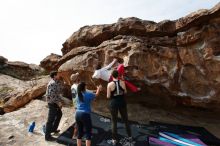 Bouldering in Hueco Tanks on 02/17/2020 with Blue Lizard Climbing and Yoga

Filename: SRM_20200217_1429520.jpg
Aperture: f/5.6
Shutter Speed: 1/400
Body: Canon EOS-1D Mark II
Lens: Canon EF 16-35mm f/2.8 L