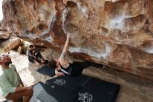 Bouldering in Hueco Tanks on 02/17/2020 with Blue Lizard Climbing and Yoga

Filename: SRM_20200217_1433310.jpg
Aperture: f/4.5
Shutter Speed: 1/250
Body: Canon EOS-1D Mark II
Lens: Canon EF 16-35mm f/2.8 L