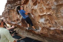 Bouldering in Hueco Tanks on 02/17/2020 with Blue Lizard Climbing and Yoga

Filename: SRM_20200217_1436170.jpg
Aperture: f/6.3
Shutter Speed: 1/250
Body: Canon EOS-1D Mark II
Lens: Canon EF 16-35mm f/2.8 L