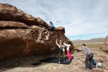 Bouldering in Hueco Tanks on 02/17/2020 with Blue Lizard Climbing and Yoga

Filename: SRM_20200217_1436420.jpg
Aperture: f/9.0
Shutter Speed: 1/320
Body: Canon EOS-1D Mark II
Lens: Canon EF 16-35mm f/2.8 L