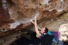 Bouldering in Hueco Tanks on 02/17/2020 with Blue Lizard Climbing and Yoga

Filename: SRM_20200217_1442210.jpg
Aperture: f/5.0
Shutter Speed: 1/400
Body: Canon EOS-1D Mark II
Lens: Canon EF 16-35mm f/2.8 L